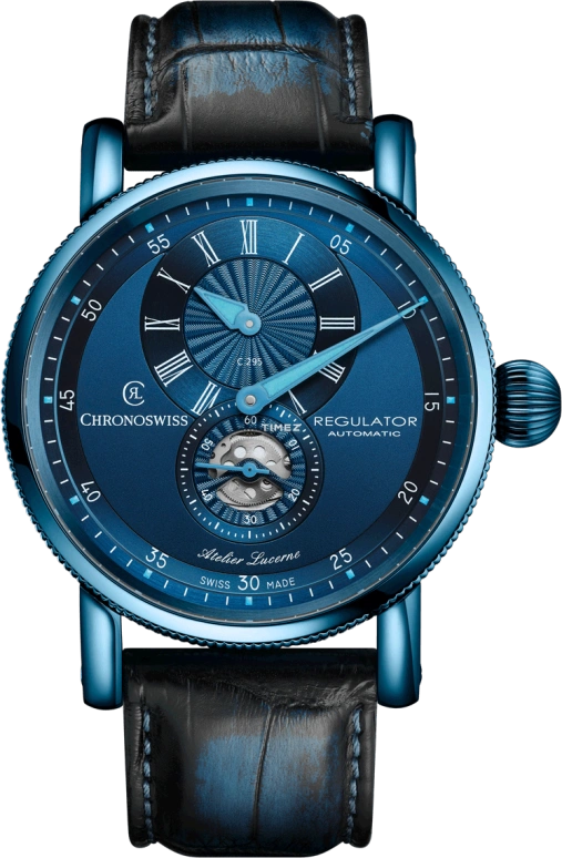 Chronoswiss,Classic 41mm,41mm,Stainless Steel,Blue,Automatic,42hours,In-house Caliber,CH,CH-8776-BL