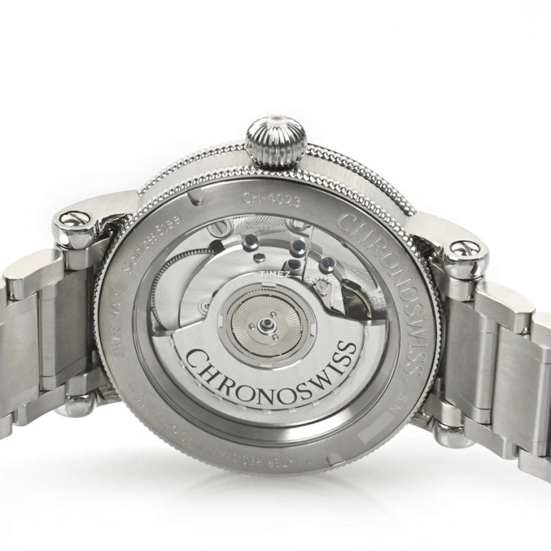 Chronoswiss,Classic 37mm,37mm,Stainless Steel,Silver,Automatic,42hours,In-house Caliber,CH,CH-4023-SI