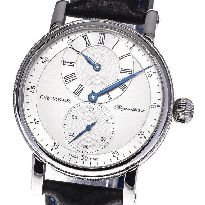 Chronoswiss,Sirius 40mm,40mm,Stainless Steel,White,Automatic,38hours,In-house Caliber,CH,CH-8723-SI