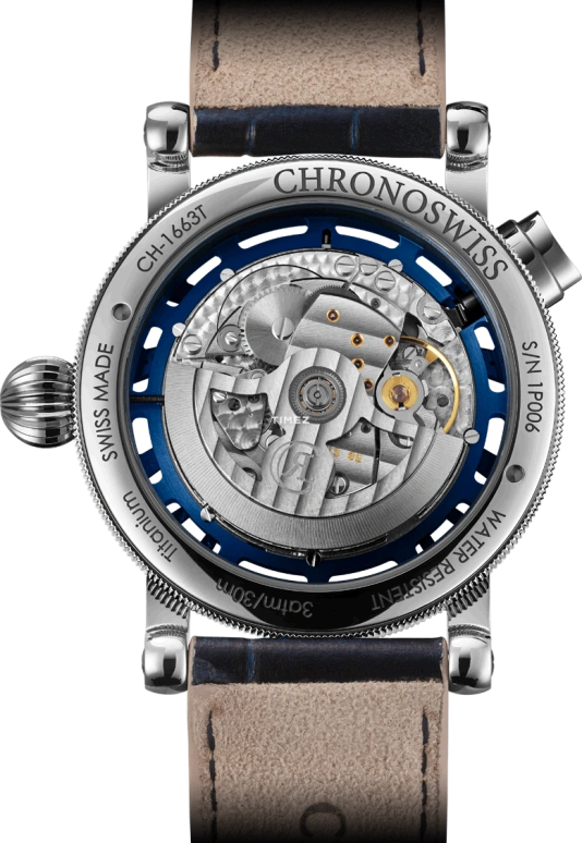 Chronoswiss,Q-Repeater 42mm,42mm,Titanium,Blue,Skeleton,Automatic,Quarter Repeater,35hours,CH,CH-1663T-BLSI