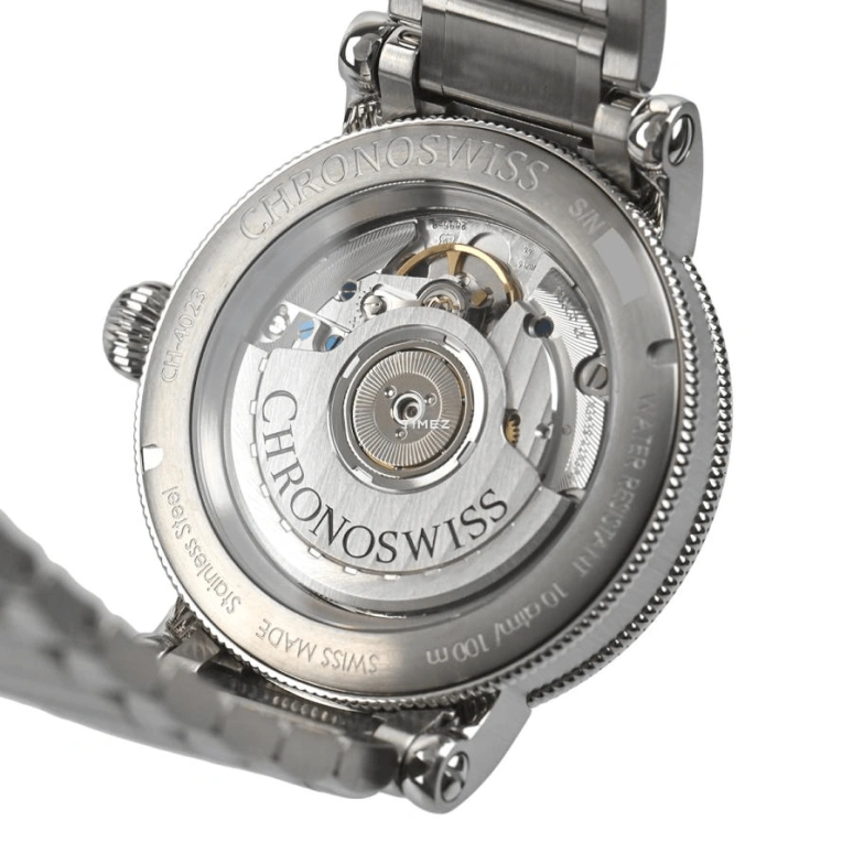 Chronoswiss,Classic 37mm,37mm,Stainless Steel,Silver,Automatic,42hours,In-house Caliber,CH,CH-4023-SI