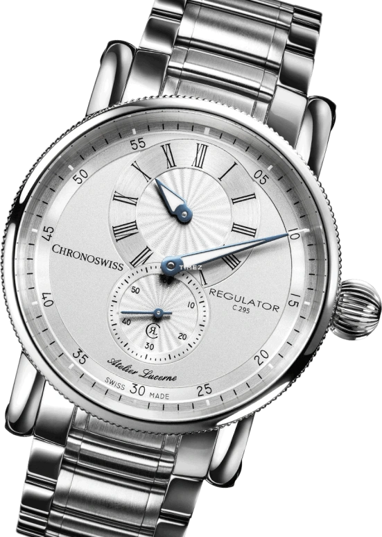 Chronoswiss,Classic 21mm,21mm,Stainless Steel,Silver White,Automatic,Sapphire,Round,CH,CH-8773-SI