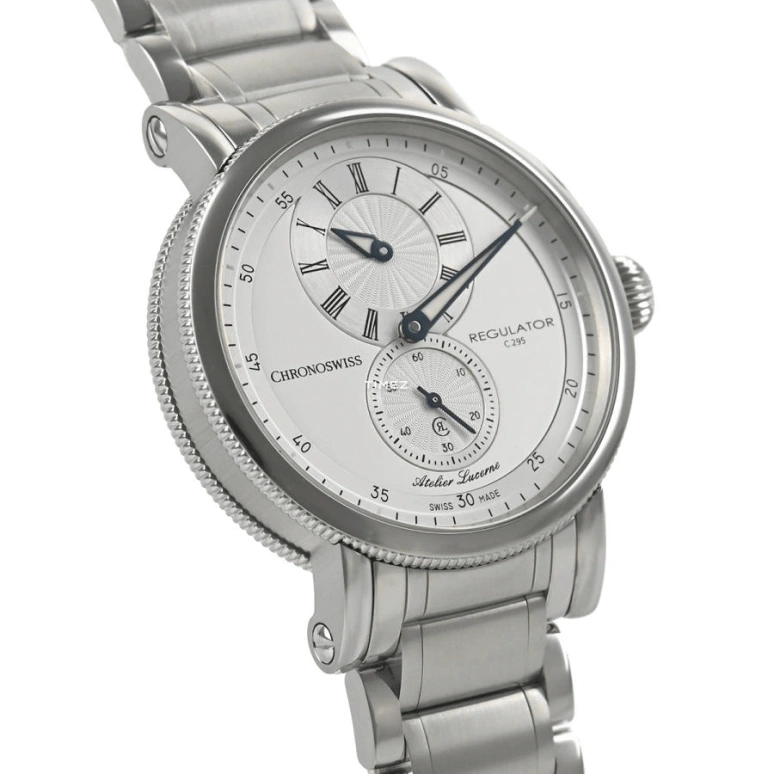 Chronoswiss,Classic 37mm,37mm,Stainless Steel,Silver,Automatic,42hours,In-house Caliber,CH,CH-4023-SI