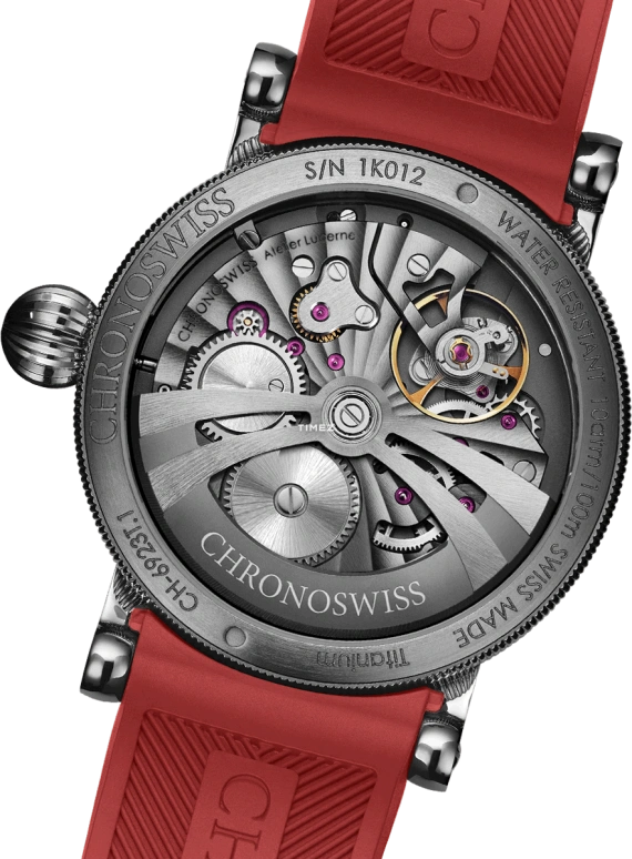 Chronoswiss,Open Gear 42mm,42mm,Titanium,Blue,Pink,Automatic,Retrograde,55hours,CH,CH-6923T.1-ARDB