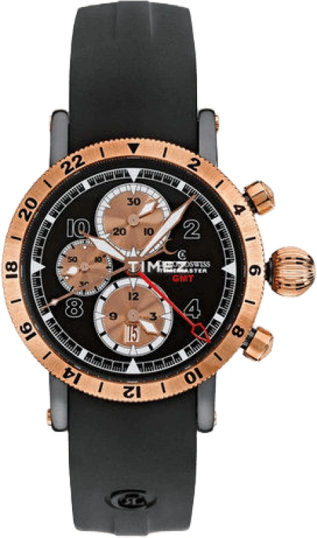 Chronoswiss,Timemaster 44mm,44mm,Rose Gold,Black,Automatic,Chronograph,Day,Dule Time,CH7535,CH7535/R/G