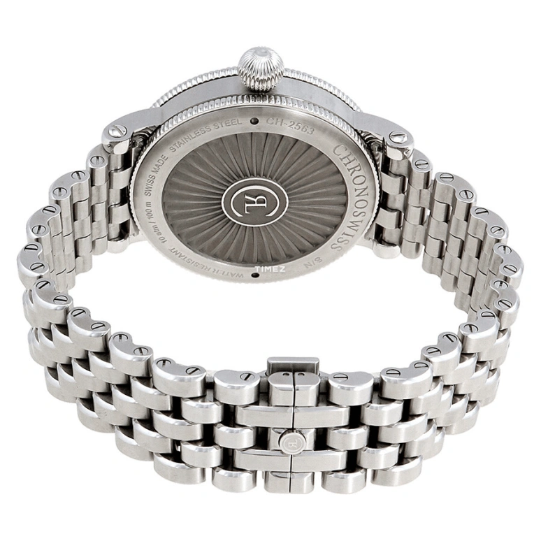 瑞宝,Timemaster 44毫米,44毫米,精钢,蓝色,自动上弦,日历,两地时,CH,CH-2563