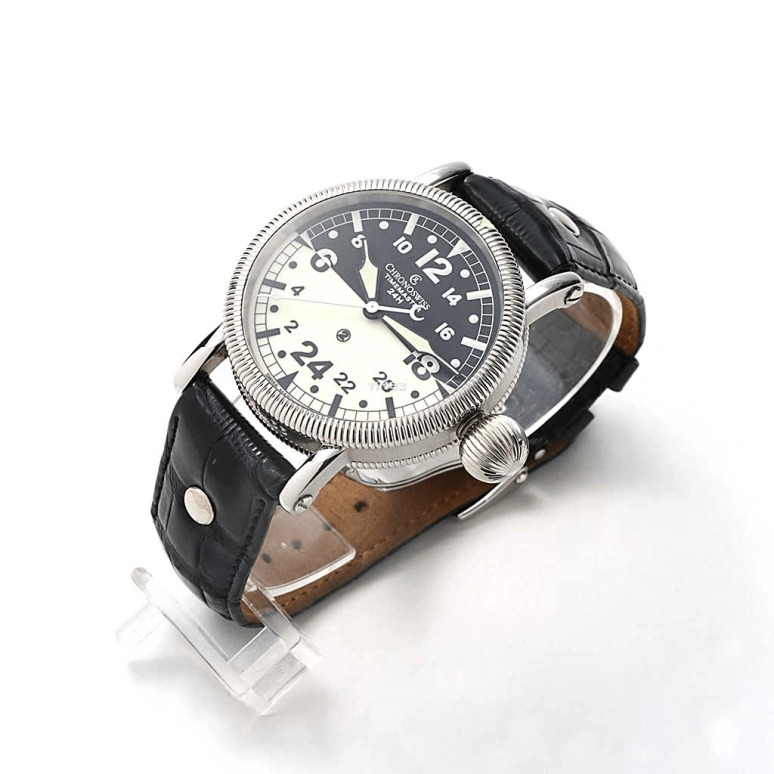 瑞宝,Timemaster 44毫米,44毫米,精钢,白色,墨绿色,手动上弦,46小时,蓝宝石,水晶玻璃,CH,CH/6433/D/N