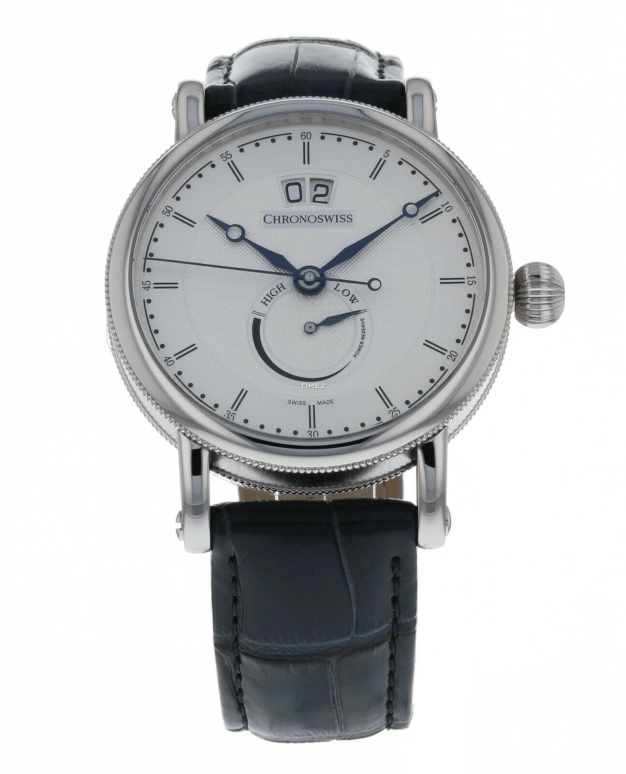 Chronoswiss,Sirius 40mm,40mm,Stainless Steel,White,Automatic,Day,Power Reserve Indicator,CH,CH-3523.1