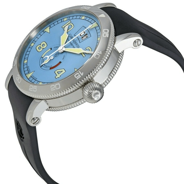 瑞宝,Timemaster 44毫米,44毫米,精钢,蓝色,自动上弦,日历,动力储存指示,CH,CH-3563.1
