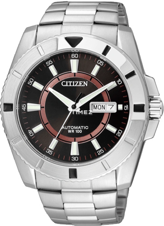 Citizen,Other 45mm,45mm,Stainless Steel,White,Black,Hardlex,Crystal Glass,NP4000,NP4000-59FB
