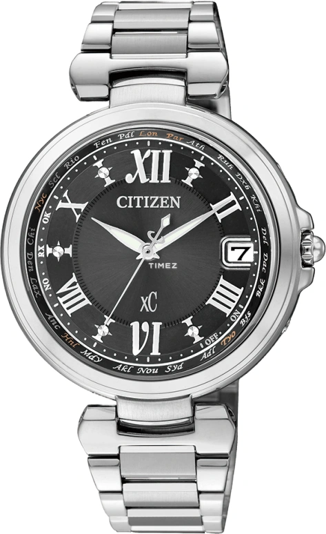 Citizen,Quartz 36mm,36mm,Stainless Steel,Black,Sapphire,Crystal Glass,EC2000,EC2000-55E