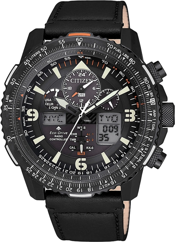 Citizen,Eco-Drive 45mm,45mm,Stainless Steel,Black,Quartz,JY8085,JY8085-14H