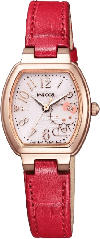 西铁城,石英 23.30毫米,23.30毫米,不锈钢,粉色,石英,KP2,KP2-060-90