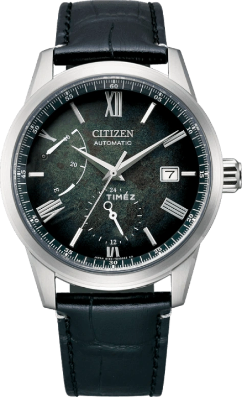 Citizen,Other 40.50mm,40.50mm,Stainless Steel,Green,Automatic,NB3020,NB3020-16W