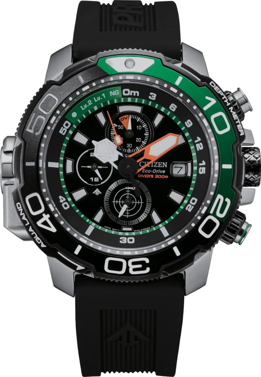 Citizen,Eco-Drive 50mm,50mm,Stainless Steel,Black,Quartz,In-house Caliber,Sapphire,Crystal Glass,BJ2168,BJ2168-01E
