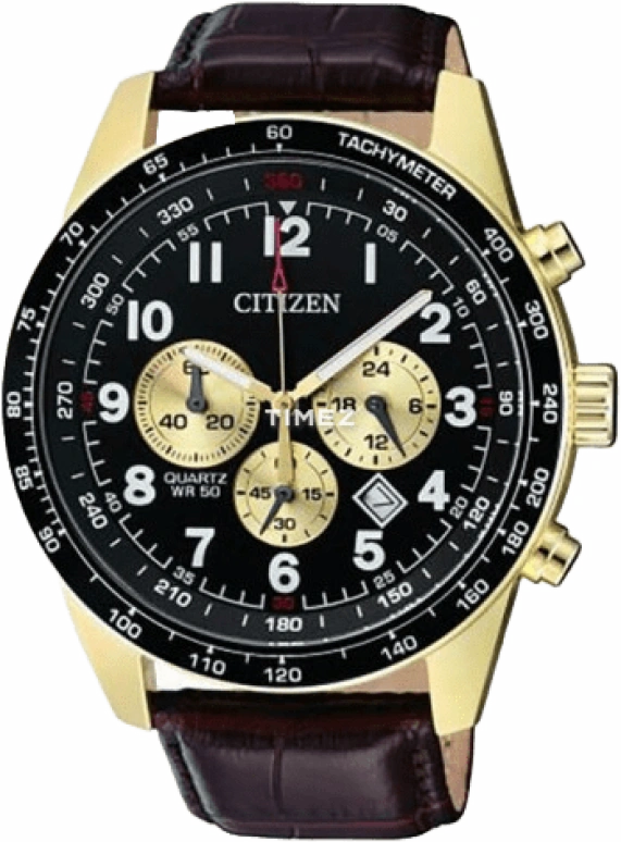 Citizen,Quartz 44mm,44mm,Stainless Steel,Yellow Gold,Black,Quartz,AN8162,AN8162-06E