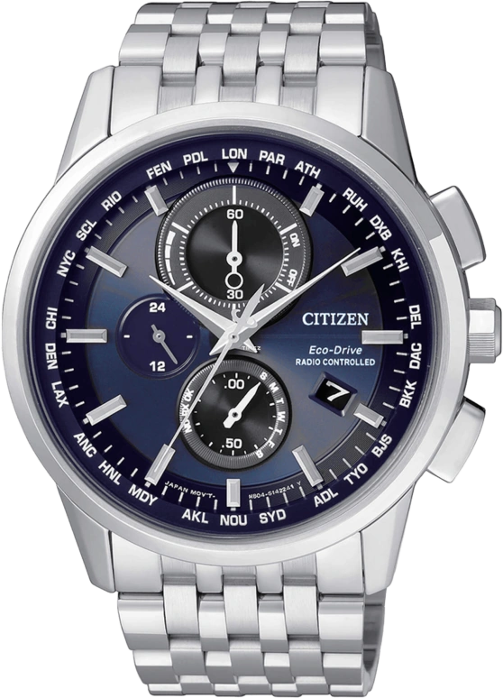 Citizen,Eco-Drive 43.20mm,43.20mm,Stainless Steel,Black,Sapphire,Crystal Glass,AT8110,AT8110-61L