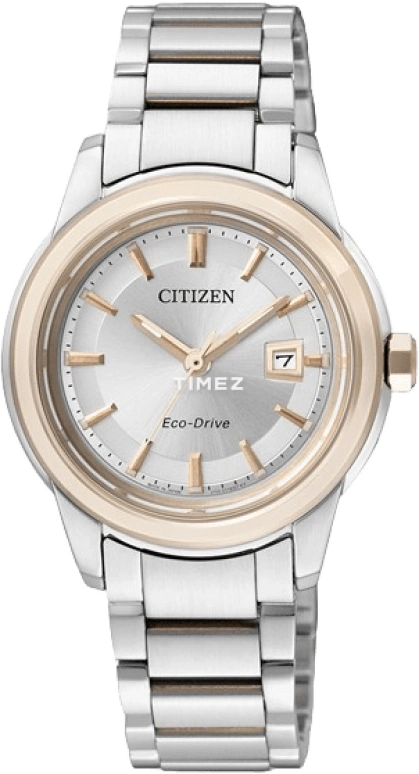 Citizen,Eco-Drive 31mm,31mm,Stainless Steel,Rose Gold,Silver White,Sapphire,Crystal Glass,Rose Gold,FE1074,FE1074-54A