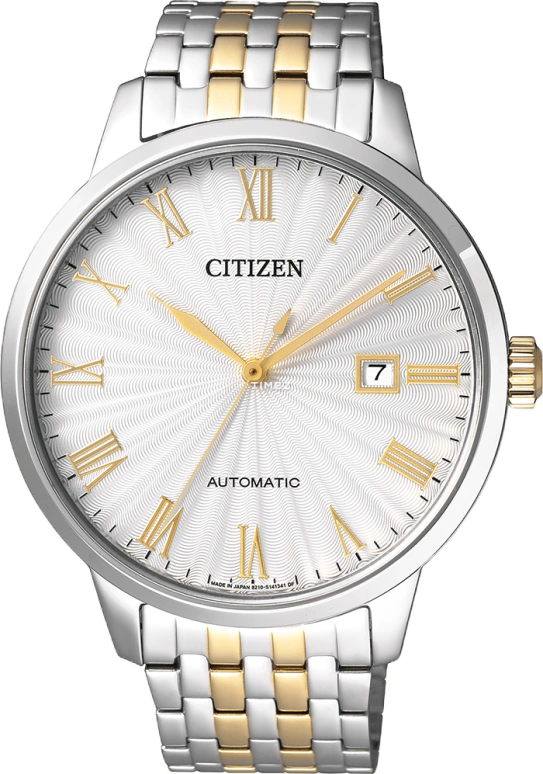 Citizen,Other 42mm,42mm,Stainless Steel,White,Sapphire,Crystal Glass,NJ0084,NJ0084-59A