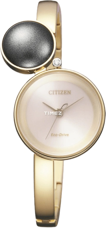 Citizen,Eco-Drive 24.70mm,24.70mm,Stainless Steel,Rose Gold,Rose Gold,Quartz,In-house Caliber,Sapphire,EW5496,EW5496-52W