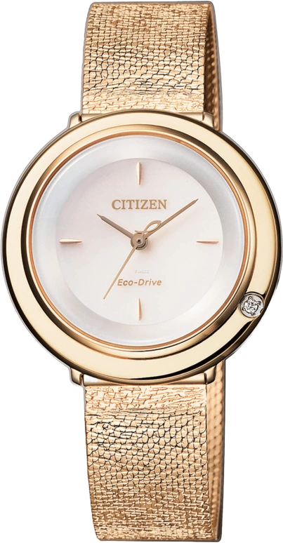 Citizen,Eco-Drive 31mm,31mm,Stainless Steel,Rose Gold,Quartz,In-house Caliber,Sapphire,EM0643,EM0643-84X