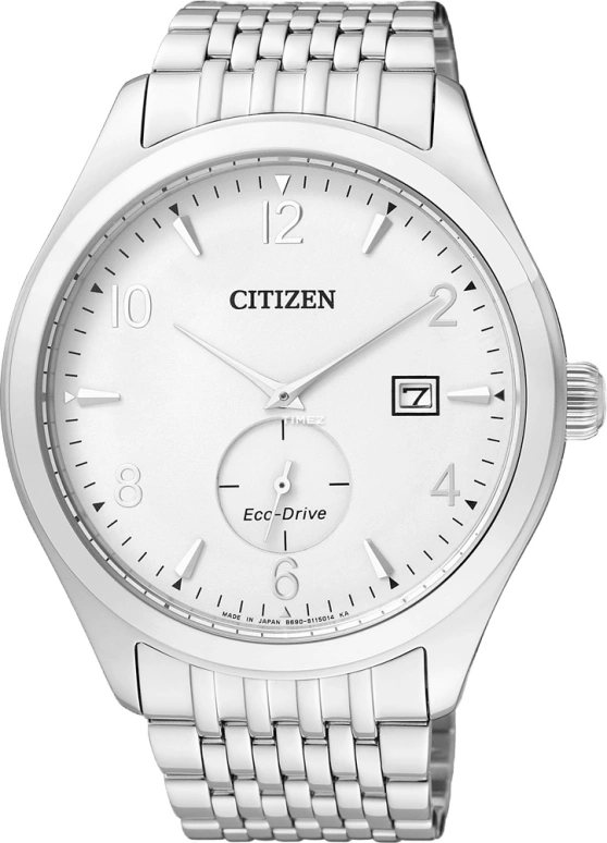 Citizen,Eco-Drive 43mm,43mm,Stainless Steel,White,Sapphire,Crystal Glass,BV1100,BV1100-55A