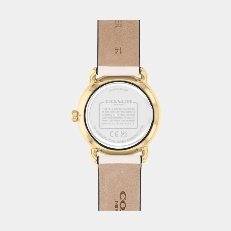 蔻驰,Elliot 28毫米,28毫米,精钢,银色,石英,矿物水晶,圆形,14504305