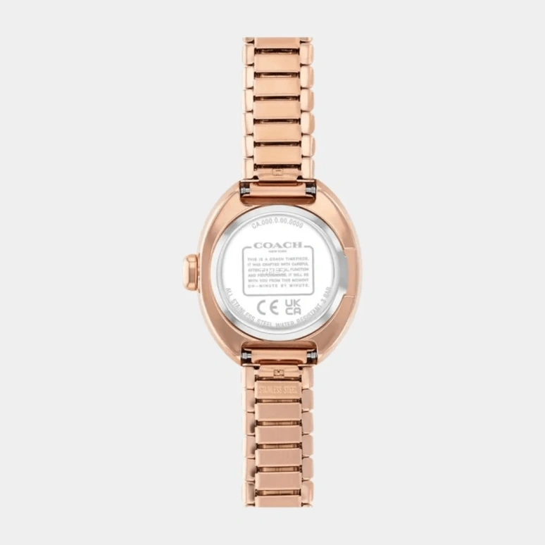 蔻驰,Sammy 22.50毫米,22.50毫米,精钢,银色,石英,矿物水晶,椭圆形,14504572