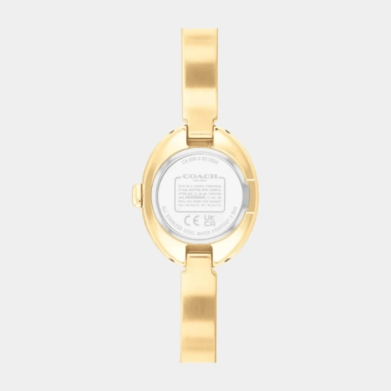 蔻驰,Sammy 22.50毫米,22.50毫米,精钢,白色,石英,矿物水晶,椭圆形,14504528