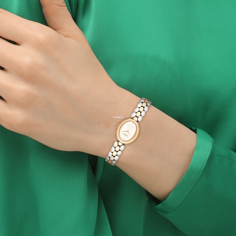 蔻驰,Sammy 22.50毫米,22.50毫米,精钢,银色,石英,矿物水晶,椭圆形,14504419