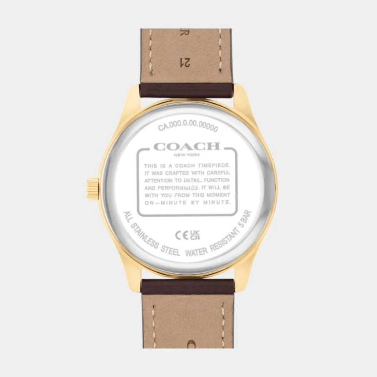 蔻驰,Oliver 41毫米,41毫米,精钢,银色,石英,日历,矿物水晶,14602756