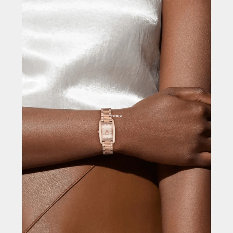 蔻驰,Reese 20毫米,20毫米,精钢,玫瑰金色,石英,矿物水晶,长方形,14504589