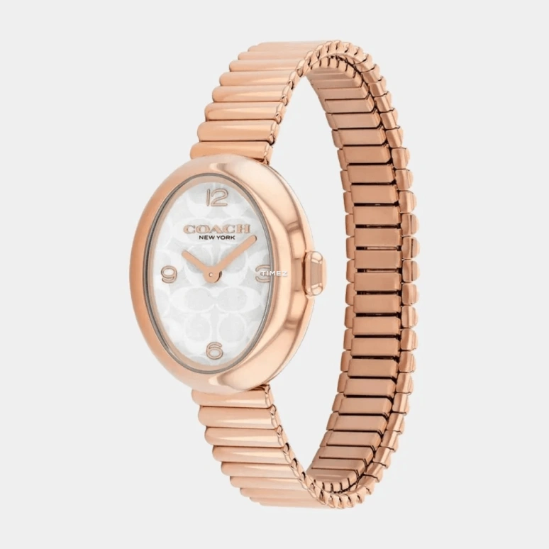 蔻驰,Sammy 22.50毫米,22.50毫米,精钢,银色,石英,矿物水晶,椭圆形,14504572