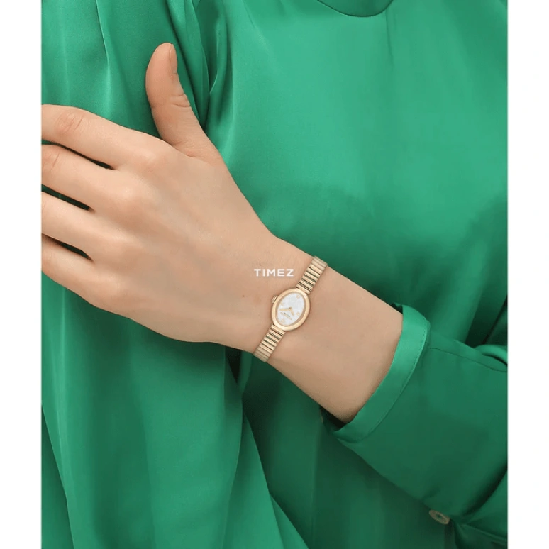 蔻驰,Sammy 22.50毫米,22.50毫米,精钢,银色,石英,矿物水晶,椭圆形,14504573