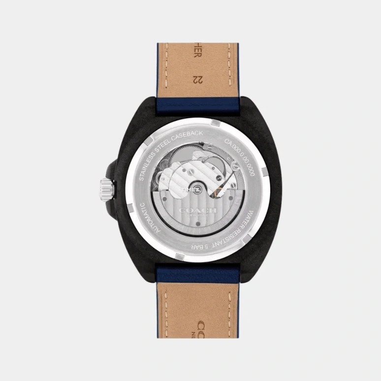 蔻驰,Charter 44.50毫米,44.50毫米,精钢,蓝色,自动上弦,日历,矿物水晶,14602736