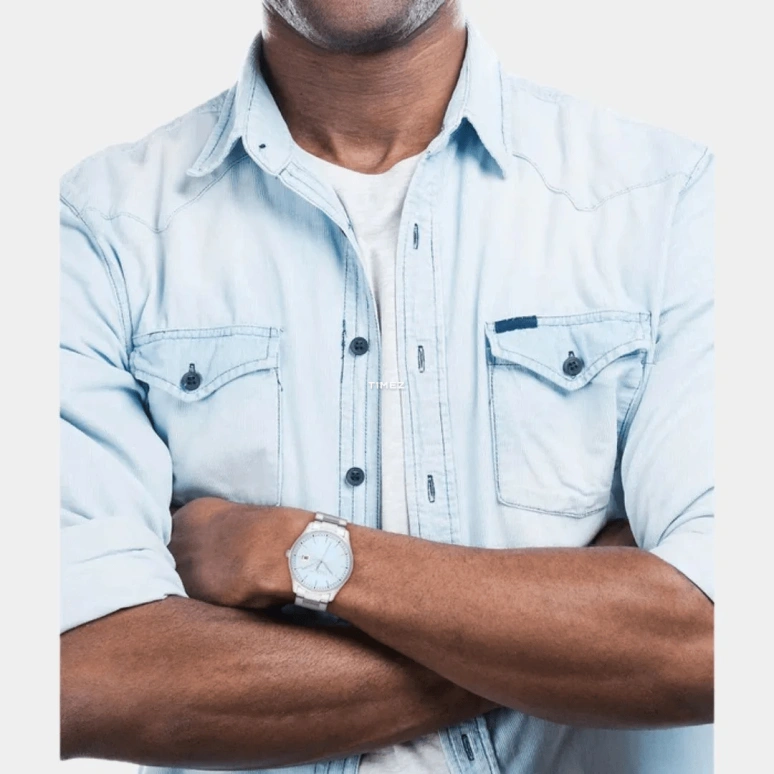 蔻驰,Oliver 41毫米,41毫米,精钢,冰蓝色,石英,日历,矿物水晶,14602751