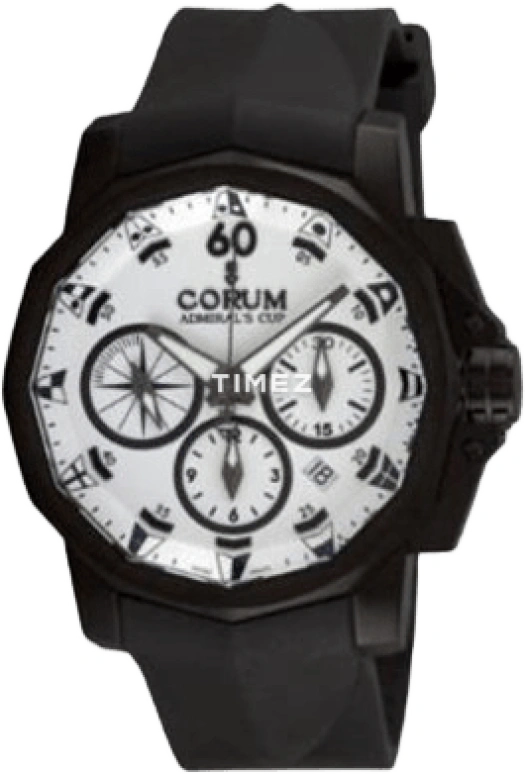Corum,Other 44mm,44mm,Stainless Steel,White,In-house Caliber,Sapphire,Crystal Glass,753,753.691.98/F371 AA12