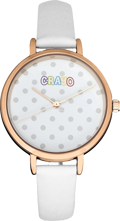 Crayo,其它 35毫米,35毫米,复合材料,白色,灰色,石英,矿物水晶,圆形,cracr5900 White