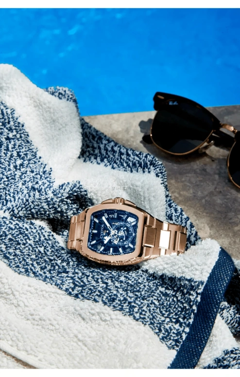Cvstos,Metropolitan 51x42mm,51x42mm,Red Gold,Blue,Automatic,Day,42hours,F00103,F00103.4223001