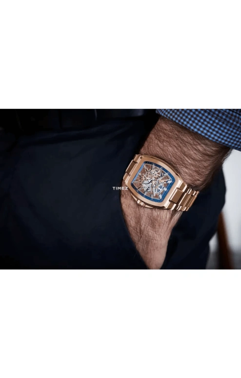 Cvstos,Metropolitan 51x42mm,51x42mm,Red Gold,Titanium,See-through,Handwound,70hours,In-house Caliber,F00113,F00113.4225001