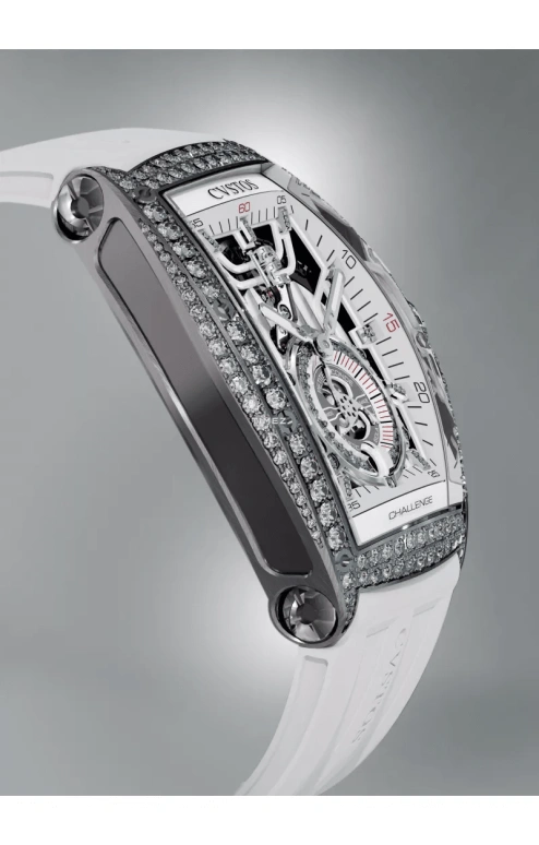 Cvstos,Jetliner 47.20x36mm,47.20x36mm,Stainless Steel,Titanium,White,Automatic,Day,42hours,A00103,A00103.3600003