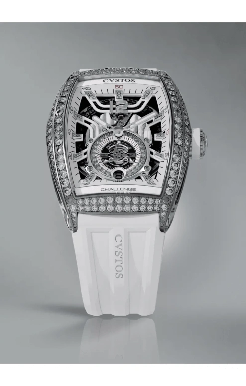 Cvstos,Jetliner 47.20x36mm,47.20x36mm,Stainless Steel,Titanium,White,Automatic,Day,42hours,A00103,A00103.3600003