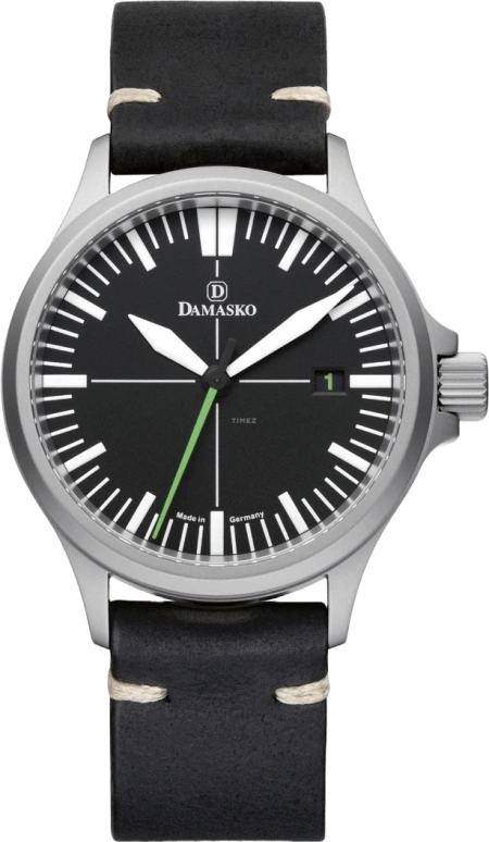 Damasko,Three-hand Models 39mm,39mm,Stainless Steel,Green,Automatic,Chronograph,Date,Day,DS30 GREEN