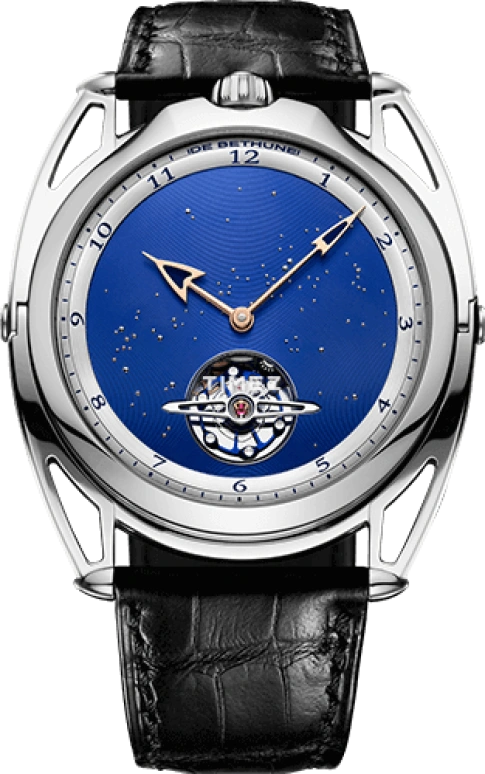 De Bethune,DB28 43毫米,43毫米,钛,蓝色,手动上弦,陀飞轮,脉冲擒纵系统,DB28XPTIS3V2