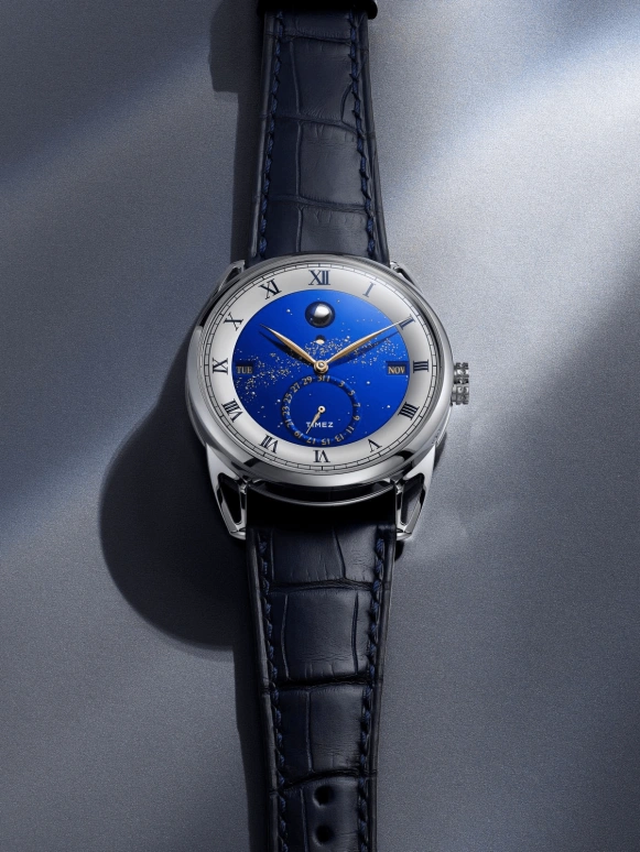 De Bethune,DB25 40毫米,40毫米,钛,蓝色,手动上弦,月相,万年历,闰年历,月历,120小时,自制机芯,DB25SQPV2