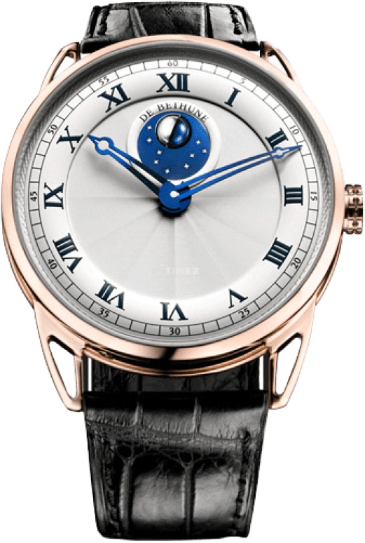 De Bethune,DB25 44毫米,44毫米,玫瑰金,银色,手动上弦,月相,144小时,DB25LRS1V1