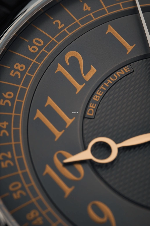 De Bethune,DB Kind of Two Grande Complication 43.50毫米,43.50毫米,钛,灰色,手动上弦,两地时,跳秒,DBK2V1S8