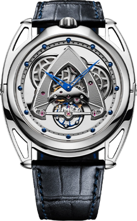 De Bethune,DB28 43毫米,43毫米,钛合金,银色,灰色,手动上弦,陀飞轮,蓝宝石,DB28XPSW