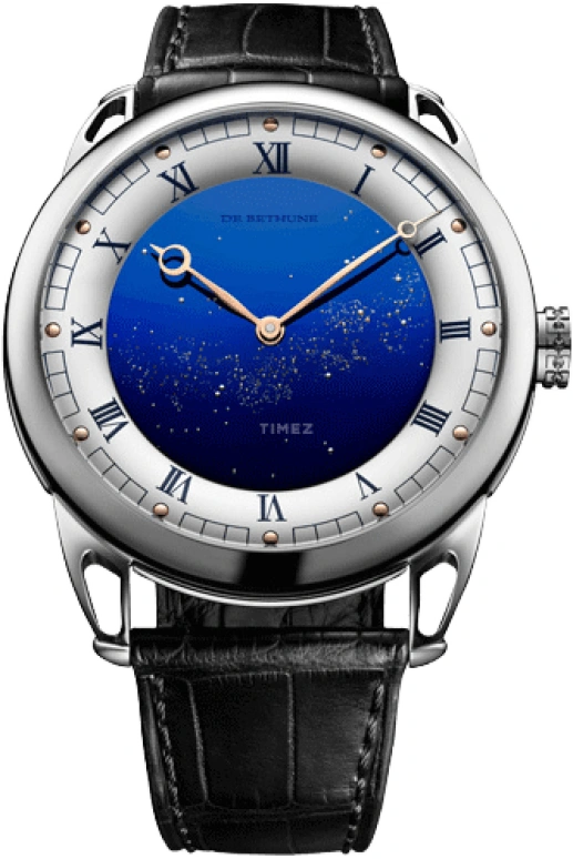 De Bethune,DB25 42mm,42mm,Titanium,Blue,Handwound,144hours,In-house Caliber,DB25VTIS3