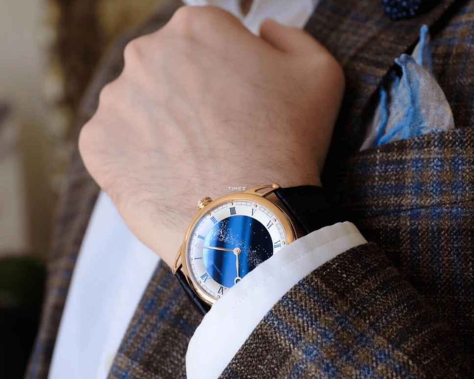 De Bethune,DB25 42mm,42mm,Rose Gold,Blue,Handwound,144hours,In-house Caliber,DB25VRS3